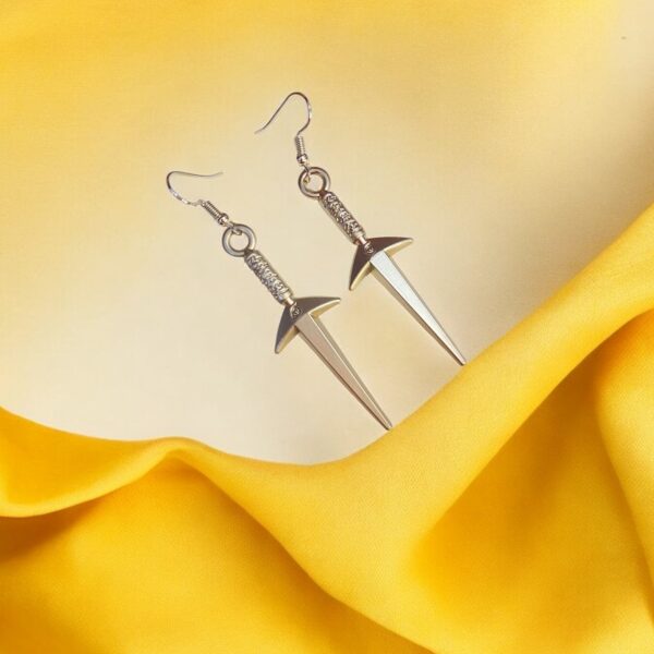 Ninja Chic: Kunai Dagger Earrings