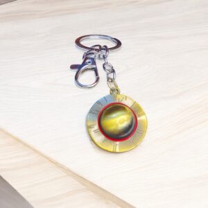 Luffy Straw Hat Metal Keychain